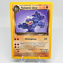 Pokemon TCG Team Rocket Dark Machamp 27/82 Rare French NM - Image 1