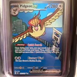 Pokemon TCG Pidgeot ex 225/197 SV03 Obsidian Flames Ultra Rare Holo EN - Image 1