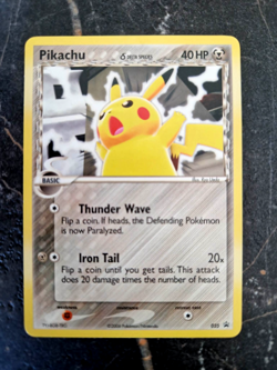 Pikachu 035 Nintendo Black Star Promo NON-HOLO Pokemon Official Magazine Summer - Image 1