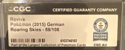 Revive - CGC POP1 WORLD RECORD - Roaring Skies Trainer GRM Pokemon 1/1 Guinness - Image 3