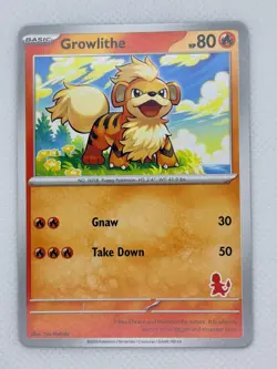 Growlithe My First Battle Pokemon Near Mint - Image 1
