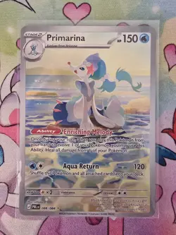 Pokemon TCG Primarina IR 088/084 Pitch Black NM - Image 1