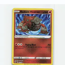 Radiant Heatran 027/189 Radiant Rare Astral Radiance Pokemon Holo Near Mint - Image 1