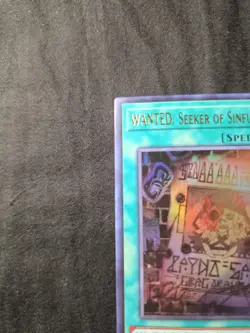 Yugioh TCG WANTED: Seeker of Sinful Spoils (UR) RA03-EN074 NM - Image 4