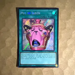 Yugioh Pot of Sloth Secret Rare Chaos Origins 1st Ed CORI-EN061 - Image 1