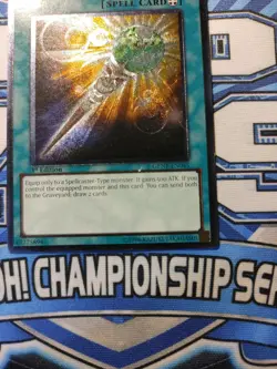 Yugioh WONDER WAND GENF 1ST ED ULTIMATE RARE SMALL BLEMISH LP - Image 2
