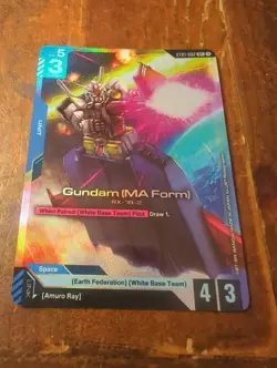 Gundam (MA Form) Alternate Art Foil - ST01-002 C+ NM - Gundam Card Game - Image 1