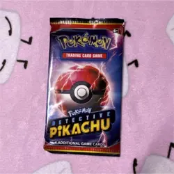 Pokemon Detective Pikachu Pokemon TCG Booster Pack 4 Cards English - Image 1