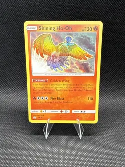 Pokemon TCG Shining Ho-Oh SM70 Black Star Promo Holo Card NM Condition - Image 1