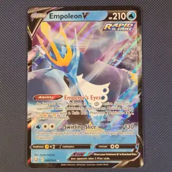 Empoleon V 40/163 - Battle Styles - Rare Holo V Pokemon Card - NM - Image 1