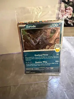 Pokemon TCG Pokemon GO Promo Holo 2-Card Lot Zarude 056/084 Primarina 020/084 - Image 1