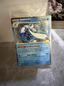 Pokemon TCG Pokemon GO Promo Holo 2-Card Lot Zarude 056/084 Primarina 020/084 - Image 3
