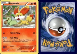 FENNEKIN 10/124 Pokemon Card Fates Collide Near Mint - Image 3
