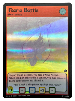 2004 Neopets Trading Card Game: Battle for Meridell Faerie Bottle (Foil) 6/140 - Image 1