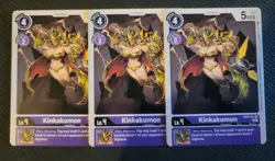 Digimon Card - x3 Kinkakumon BT6-071 - Common - Double Diamond - NM - Image 1