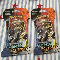 Pokemon TCG Cosmic Eclipse Booster Pack 10 Cards English Solgaleo - Image 1
