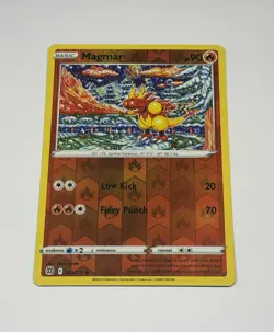 Magmar 019/172 Common Brilliant Stars Pokemon Card TCG Reverse Holo NM - Image 1