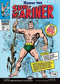 Namor the Sub-Mariner (#391) - Foil Extended Art MSH NM MTG - Image 1