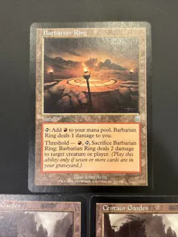 2x Centaur Garden Bonus Barbarian Ring Odyssey MTG Magic UP NM - Image 2
