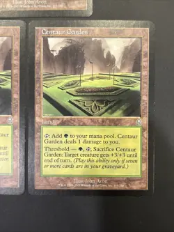 2x Centaur Garden Bonus Barbarian Ring Odyssey MTG Magic UP NM - Image 4