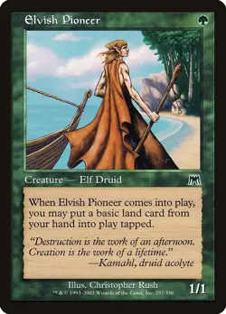 4x Elvish Pioneer - MP - Onslaught Block - SPARROW MAGIC mtg - Image 1