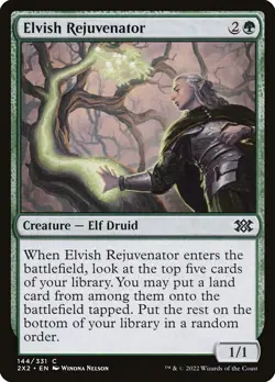4x Elvish Rejuvenator *FOIL* - NM - Double Masters 2022 - SPARROW MAGIC mtg - Image 1