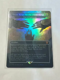 Rings of Brighthearth Foil Borderless M 352 (Tales of Middle-earth) MTG near - Image 1