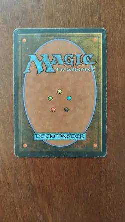 MTG 1x City of Brass DOUBLE SIGNED Chronicles Heavily Played - Image 2