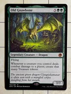 MTG Old Gnawbone - Adventures in the Forgotten Realms #197 Green, Nonfoil - Image 1