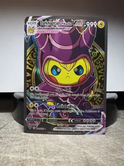 Darkmagician Pikachu Pokemon Card VCOS Holo Cosplay (10/55)🔥 - Image 1