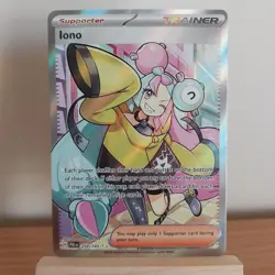 Pokemon TCG Iono 254/193 Paldea Evolved Rare Holo Foil Trainer Card #1I - Image 1