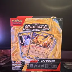 Pokemon Deluxe Battle Deck Zapdos ex Sealed 60 Card Level 2 Deck - Image 1