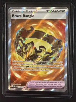 Brave Bangle 104/084 Ultra Rare Pitch Black Pokemon Holo Near Mint - Image 1