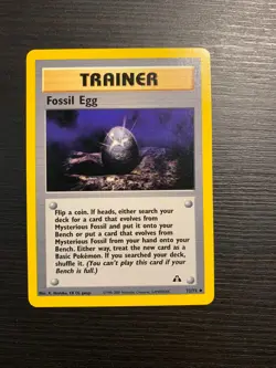 Pokemon Fossil Egg Neo Discovery 72/75 - WOTC Vintage - Cheap! - Image 1