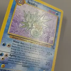 Pokemon Seadra - WOTC Fossil Set Regular Uncommon 42/62 Unlimited 1999 HP - Image 3