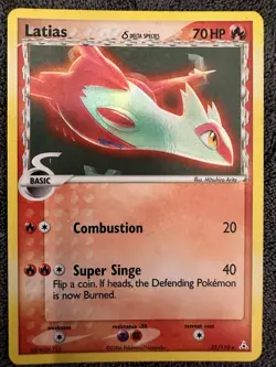 Pokemon Latias TCG Holo Rare Card 21/110 Delta Species Deck Exclusives NM - Image 1