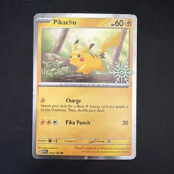 The Pokemon Company Pikachu 025/165 Holiday Calendar Holo Common EN - Image 1