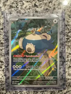Pokemon Snorlax SVP 051 Black Star Promo Scarlet & Violet 151 Near Mint Holo - Image 1