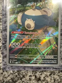 Pokemon Snorlax SVP 051 Black Star Promo Scarlet & Violet 151 Near Mint Holo - Image 3