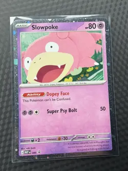 Pokemon TCG - Slowpoke Promo MEP 086 Pitch Black Checklane - NM - Image 1
