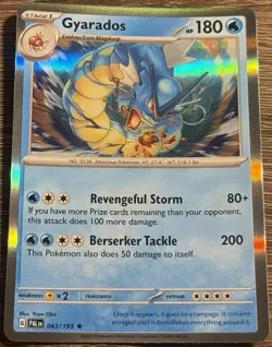Gyarados Holo Rare #043/193 Paldea Evolved PAL- Pokemon TCG LP (L) - Image 1