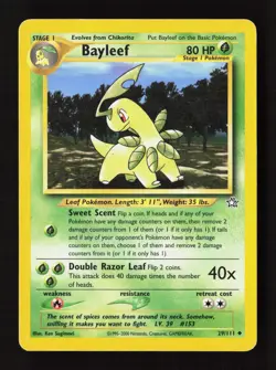 Bayleef 29/111 Uncommon Neo Genesis Pokemon Unlimited Lightly Played - Image 1