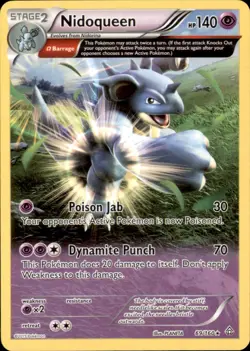 Nidoqueen 69/160 Regular Rare Primal Clash Pokemon NM - Image 1