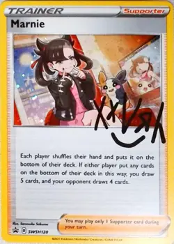 Pokemon | SWSH: Sword & Shield Promo Cards | Marnie - | SWSH120 | NM Holo - Image 1