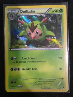 QUILLADIN 4/39 Kalos Starter Set Pokemon Holo Lightly Played - Image 1