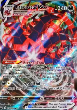 Pokemon | SWSH: Sword & Shield Promo Cards | Eternatus VMAX - | SWSH045 | NM Hol - Image 1