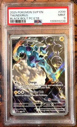 Thundurus 209 - PSA 9 - Pokemon Center ETB - S&V Promo - TCG - Image 1