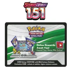 1x Scarlet & Violet Pokemon 151 Code Cards Pokemon TCG Online Digital Delivery - Image 1