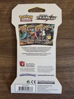 Pokemon Team Up Sleeved Booster Pack Pikachu Zekrom Factory Sealed 2019 - Image 2