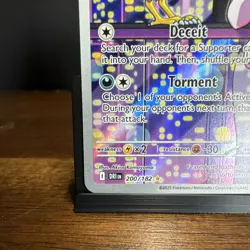 Pokemon TCG Team Rocket's Murkrow SV10 Destined Rivals IR Full Art Holo 200/182 - Image 4